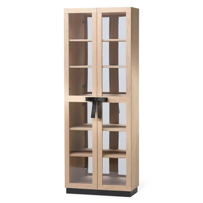 Nordic Nest A2 The Bow display cabinet White oiled oak