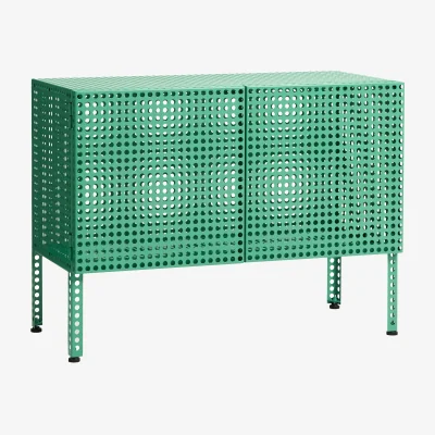 Nordic Nest HAY Perforated Cabinet skåp small Soft jade