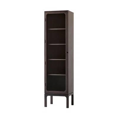 Nordic Nest &Tradition Trace SC87 display cabinet 50x192x40 cm Dark stained oak