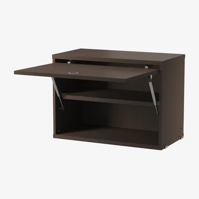 Nordic Nest String String cabinet with flip door Dark oak 58x30 cm