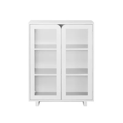 Nordic Nest 1898 Vidja low display cabinet White
