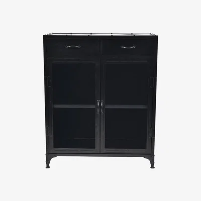 Olivia's Libra Borough Cabinet Black