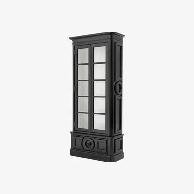 Olivia's Eichholtz Grand Royale Cabinet Black finish