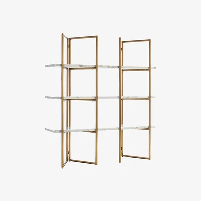 Olivia's Richmond Lagrand Gold And White Display Unit