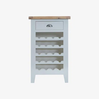 Downtown Tetbury Grey Wine Cabinet