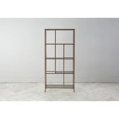 Perch and Parrow Marshall Display Unit in Bronze