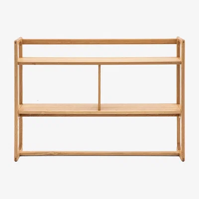 Perch and Parrow Whittle Open Display Unit in Natural, Medium