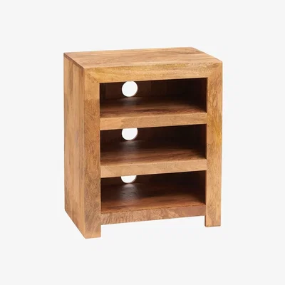 The Range Dakota Light Mango Hi Fi Cabinet - Light Wood