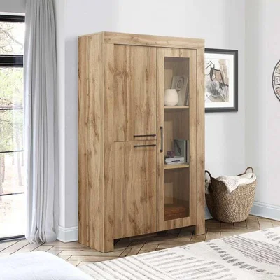 The Range Compton Display Cabinet - Oak
