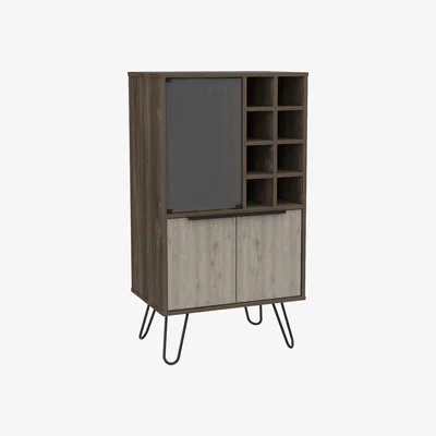 The Range Nevada wine cabinet  - Smoked oak