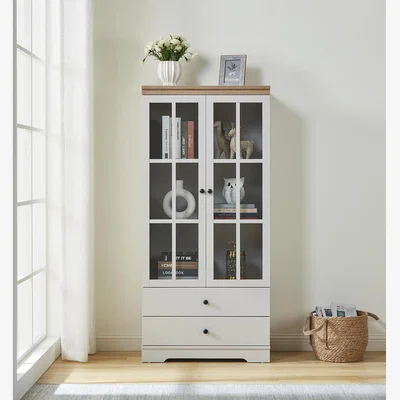 The Range Cambridge Display Cabinet - Grey