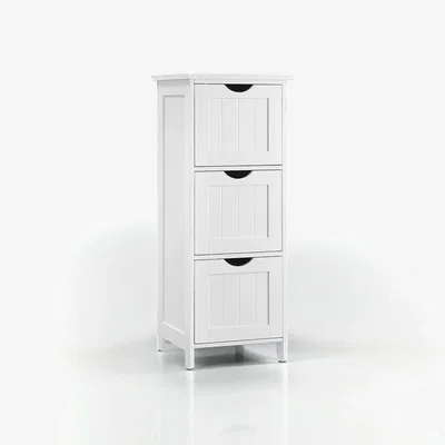 The Range 3 Drawer Bathroom Cabinet Storage - white