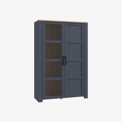 The Range Bohol Display Cabinet - Navy