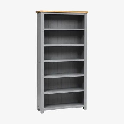 The Cotswold Company Sussex Storm Grey Large Bookcase