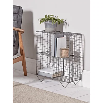 Cox and Cox Open Wire Cube Shelf Unit