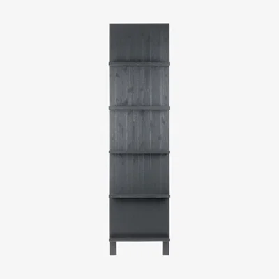 Cuckooland Contemporary 5 Shelf Display Unit in Black by Woood
