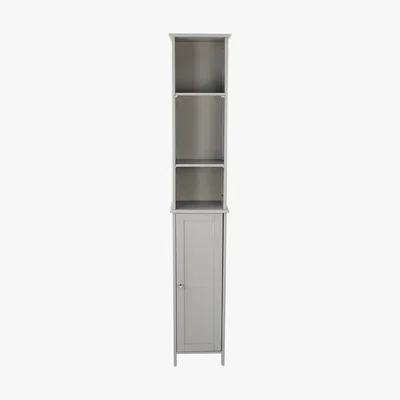 Dunelm Rimini Grey Tall Cabinet Grey