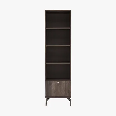 Furniture Village ALF - Soprano Right-Hand Facing Bookcase - Brown