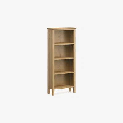 Knees Nancy Light Oak Slim Bookcase