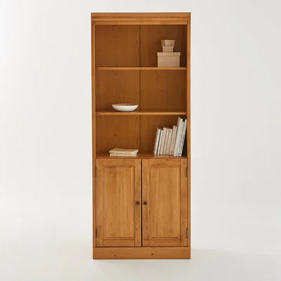 La Redoute Authentic Style Waxed Pine Modular Bookcase