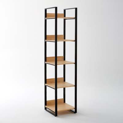 La Redoute Hiba Solid Column Shelving Unit in Solid Pine/Metal