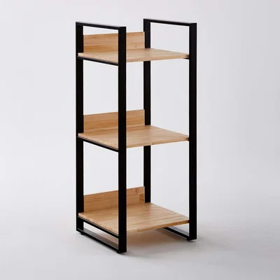 La Redoute Hiba Pine & Metal 3-Shelf Unit
