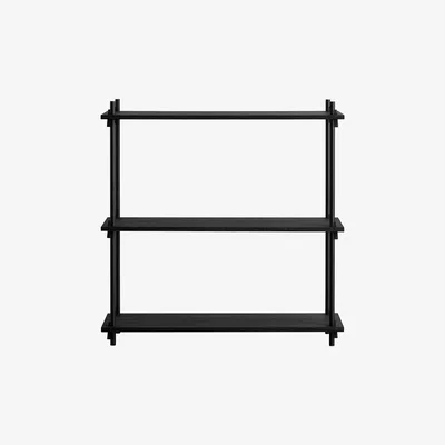 Nordic Nest Moebe shelving system low single Black