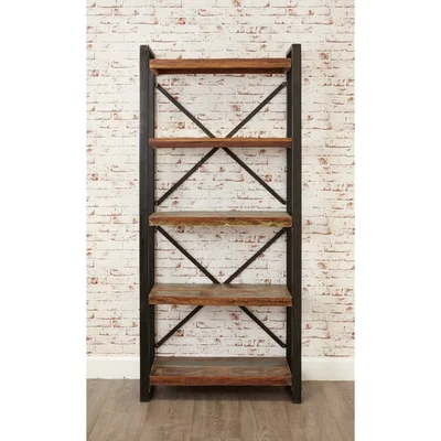 Oak&More Downtown Modern Open Bookcase