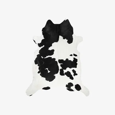 Amara Luxe - Spotted Cowhide Rug - Black/White