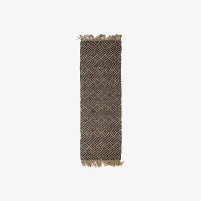 Amara Bloomingville - Aby Jute Rug - 200x70cm - Black/Natural