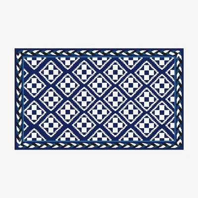 Amara MacKenzie-Childs - Courtyard Rug - Royal - 91x152cm