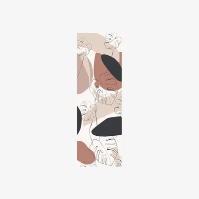 Amara PODEVACHE - Terra Nova Rug - Abstract Leaf Print - 66x198cm