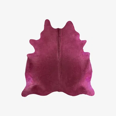 Amara Ultra - Bright Cowhide Rug - Pink