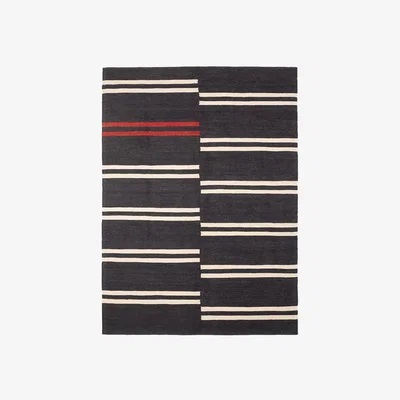 Amara Ethnicraft - Mazandaran Kilim Rug - Black - 200x300cm