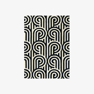 Amara Florence Broadhurst - Turnabouts Rug - Black - 170x240cm