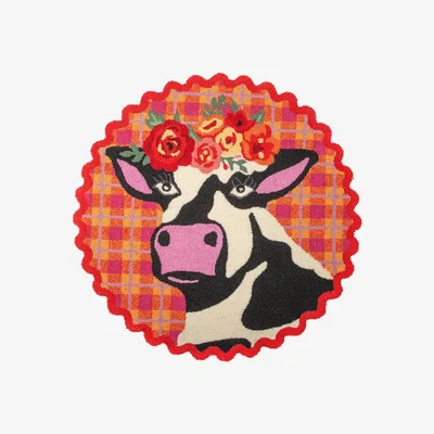 Amara MacKenzie-Childs - Frida Cowlo Rug - 91cm