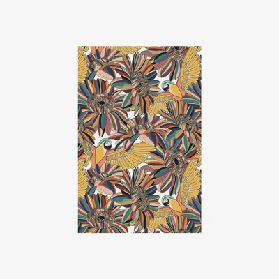 Amara PODEVACHE - Tropicalism Abstract Vinyl Floor Mat - 99x150cm
