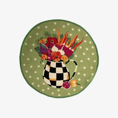 Amara MacKenzie-Childs - Vegetable Bouquet Rug - 91cm