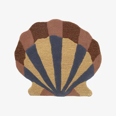 Amara ferm LIVING - Shell Tufted Rug/Wall Hanging - Multi