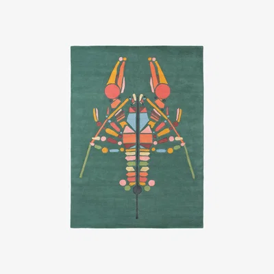 Amara Ted Baker - Emerging Lobster Rug - Green - 170x240cm