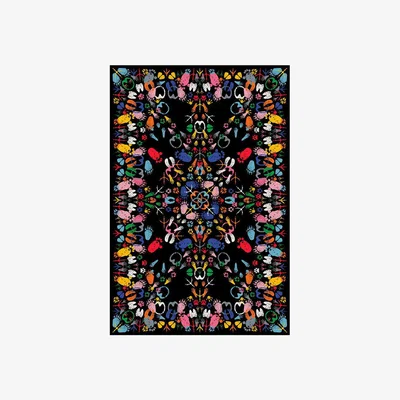 Amara Qeeboo - Let's Dance Animal Traces Rug - 200x300cm - Dark