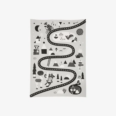 Amara Södahl - Forest Rug - Black/White