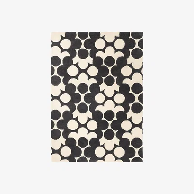 Amara Orla Kiely - Puzzle Flower Rug - Slate - 200x280cm