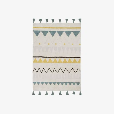 Amara Lorena Canals - Azteca Washable Rug - Blue - 140x200cm