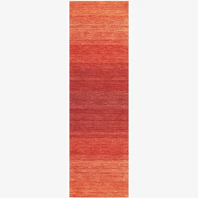 Amara Klein Linear Glow Runner Rug - Sumac