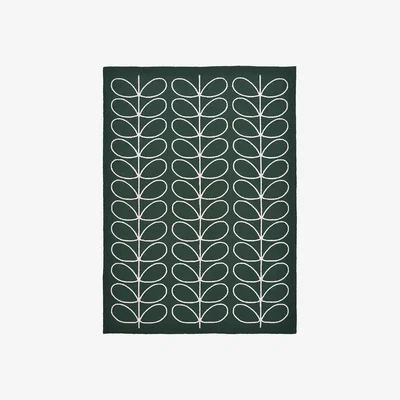 Amara Orla Kiely - Linear Stem Outdoor Rug - Jade - 160x230cm