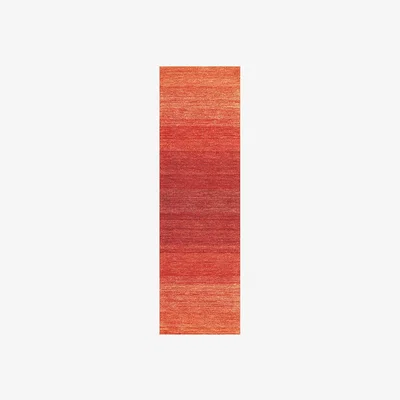 Amara Calvin Klein - Linear Glow Runner Rug - Sumac - 69x229cm
