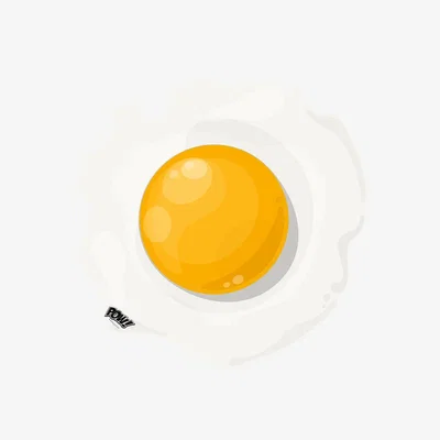 Amara PODEVACHE - Fried Egg Vinyl Floor Mat