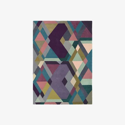 Amara Ted Baker - Light Purple Mosaic Rug - 170x240cm