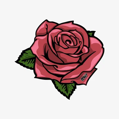 Amara PODEVACHE - Rose Vinyl Floor Mat - Pink